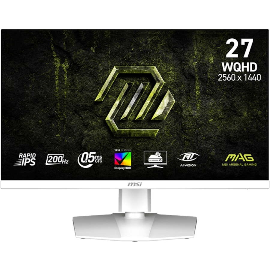 MSI MAG 27in WQHD 200Hz Rapid IPS Adaptive Sync Gaming Monitor (MAG 274QRFW E20)
