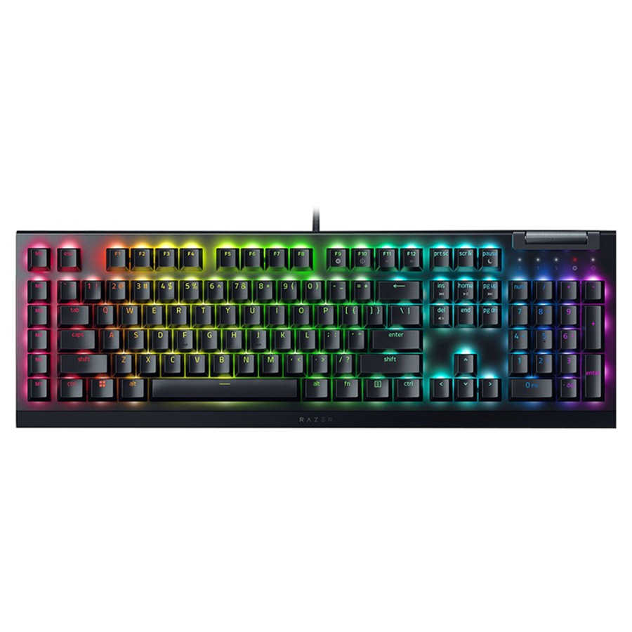 Razer BlackWidow V4 X Mechanical Gaming Keyboard - Yellow Switch (RZ03-04701800-R3M1)