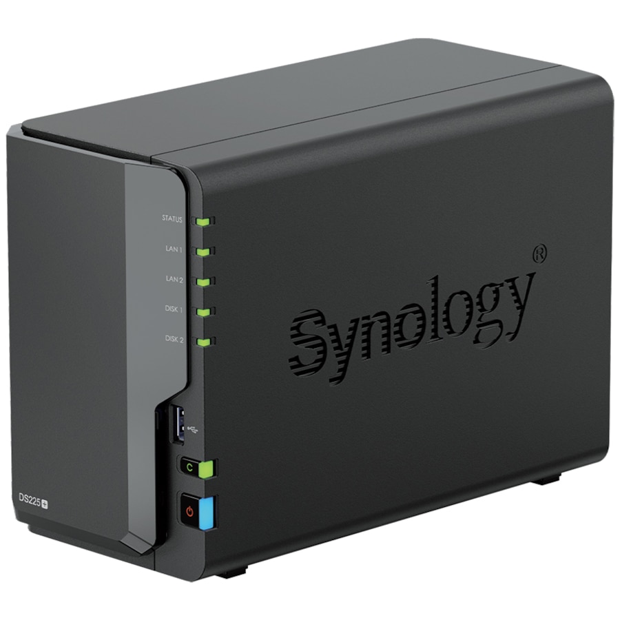 Synology DiskStation 2-Bay 3.5in Diskless NAS (DS225+)