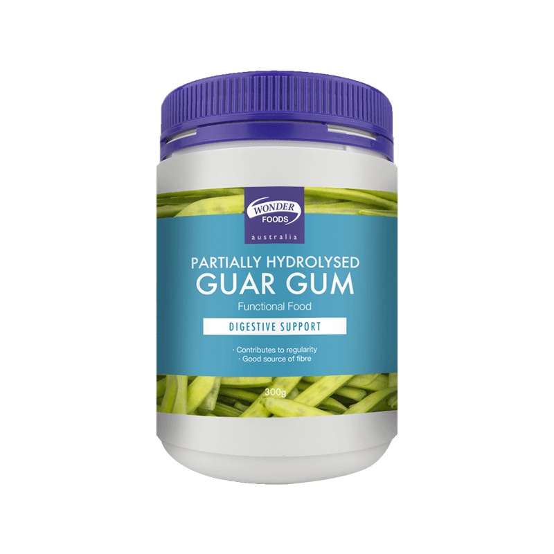Wonder Foods Partially Hydrolysed Guar Gum 300g Australia