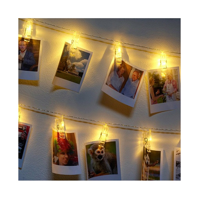 Buy 1 or 2Pack LED Hanging Picture Photo Peg Clip Fairy String Lights