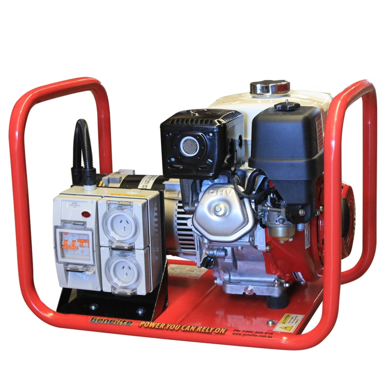 4.5kVA Honda GH4000H Worksite Compliant Hire Spec Australia