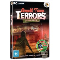 Small Town Terrors Livingston (PC) Very Rare Australian Version Mystery Game