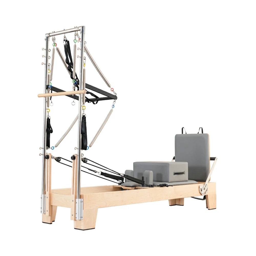 Pilates Frame Buy Eeeza Maple Wood Frame Pilates Reformer with Half Trapeze Table ...