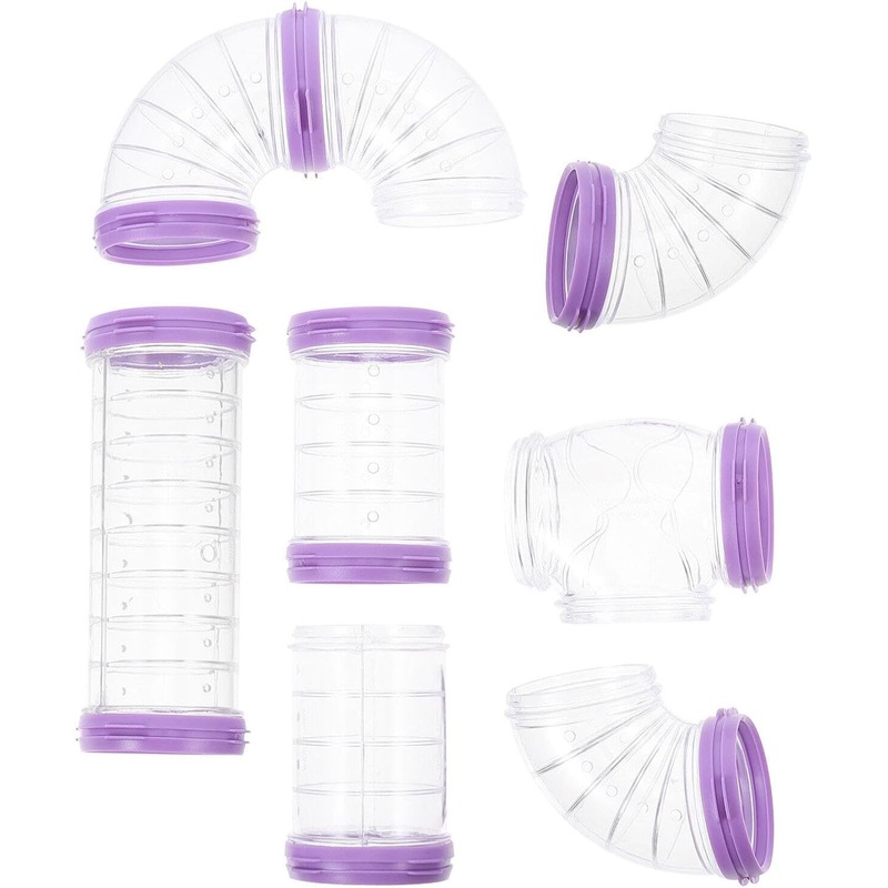 Buy NUOBESTY 1 Set Hamster Plastic Tube Toys Hamster Tunnel Tube ...