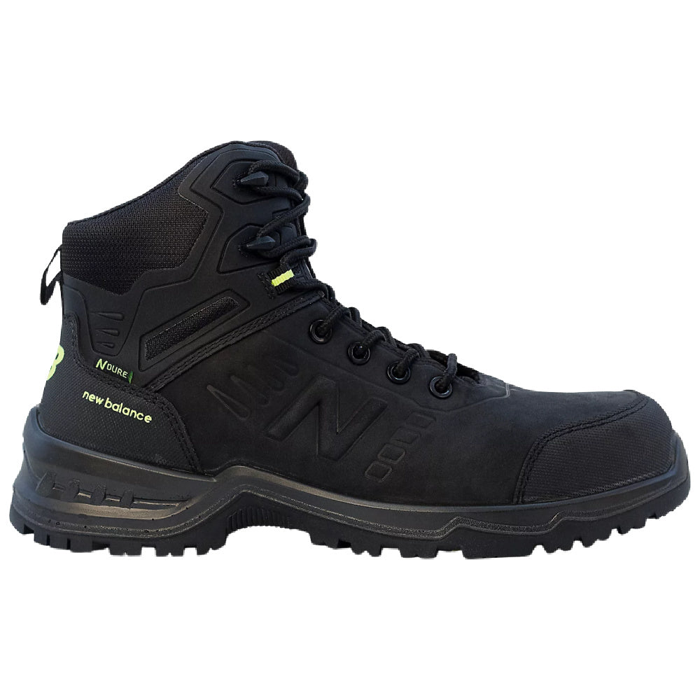 New Balance  Mens Contour Slip Resistant Side Zip Composite Toe Boot