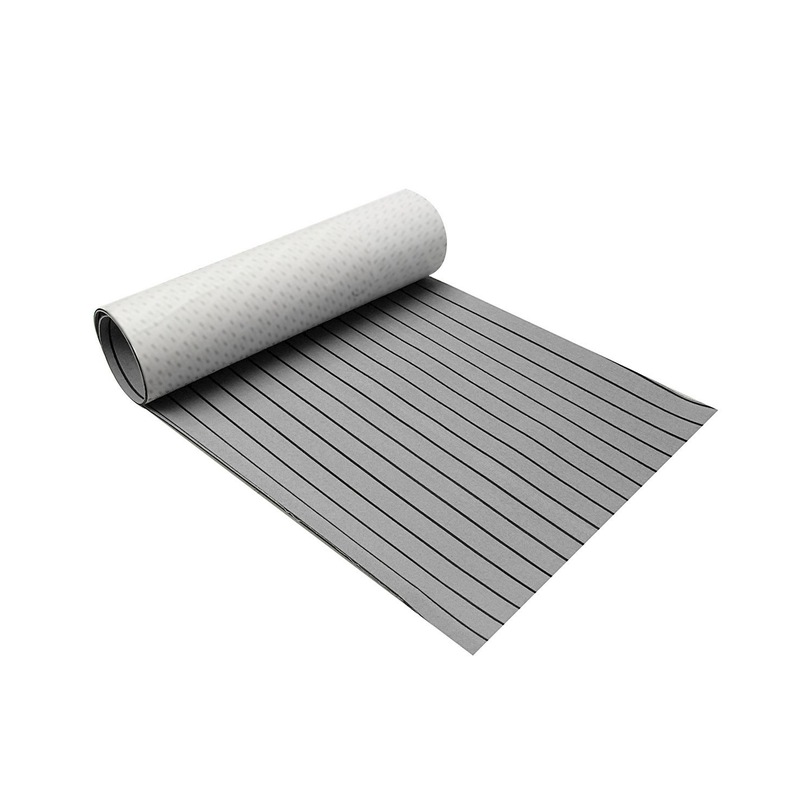 Pavimento Antiscivolo In Schiuma EVA - Effetto Teak, 240x90 Cm, Adesivo, Per Barche E Camper