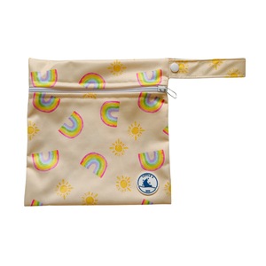 Reusable Mini Wet Bag ~ Rainbows