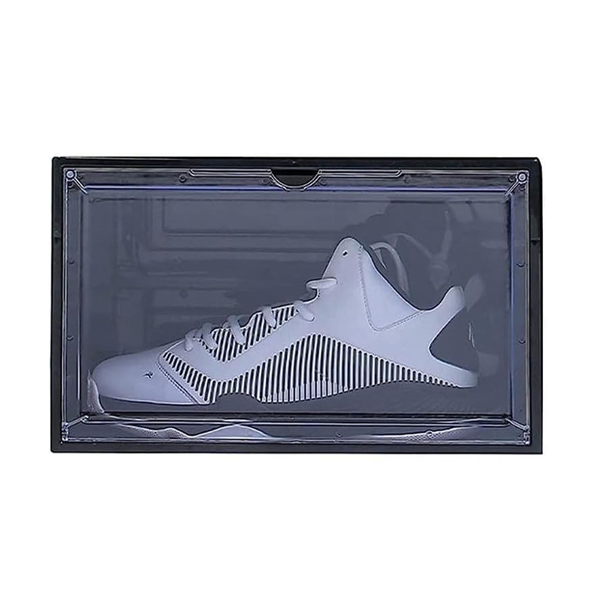 Buy Black Clear Plastic Sneaker Display Cases Shoe Storage Box - MyDeal ...
