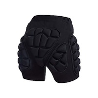 Impact-Resistant Hip Padded Shorts for Skiing and Snowboarding