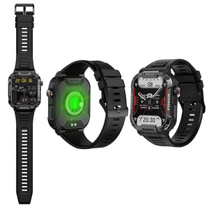 Rugged Smart Watch for Outdoor Sports Fitness Tracker with Call Function