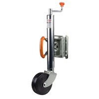 Swivel Swing Up Trailer Jockey Wheel with 1000LBS Capacity U-bolts
