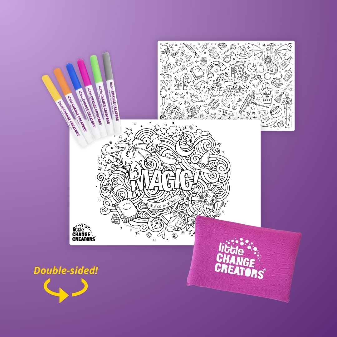 Magic Makers Pocket Size Magic Coloring Book (5 X 4 Inches) main image 1