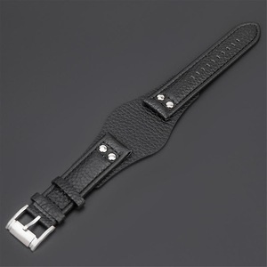 22mm Genuine Leather Watch band For Fossil CH2564 CH2565 Watch Steel Buckle