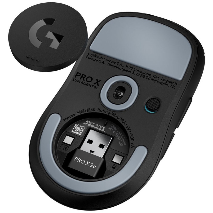 Logitech G PRO X SUPERLIGHT 2c LIGHTSPEED Gaming Mouse (Black)