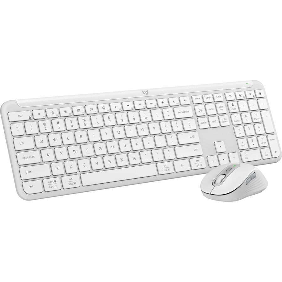 Buy Logitech MK950 Slim Wireless Keyboard and Mouse Combo (White ...