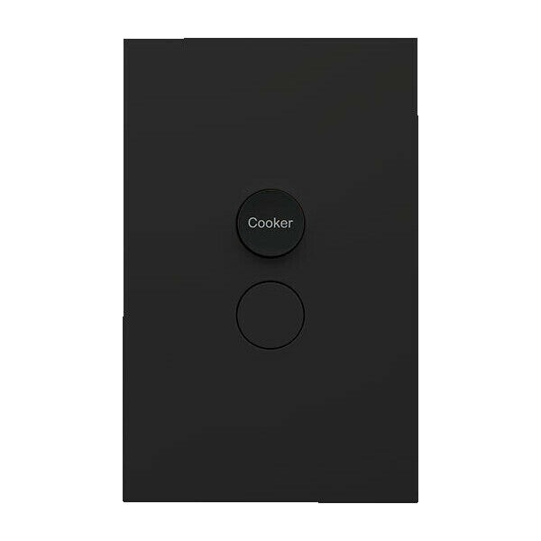 Clipsal Saturn Zen Switch Cooker Double Pole 32 Amp 415V Zen Black - Z4061D32-ZB Australia