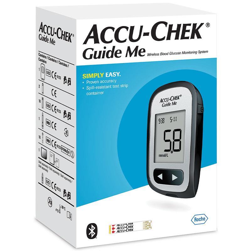 Buy Accu-Chek Guide Me Meter Kit - Easy Blood Glucose Testing - MyDeal ...