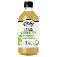 Barnes Naturals Certified Organic Apple Cider Vinegar with Mother - 1L