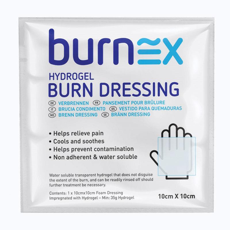Buy Burnex Hydrogel Burn Dressing 10x10cm - First Aid for Burns ...