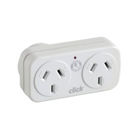 Click Right Hand Double Adaptor With Surge Right