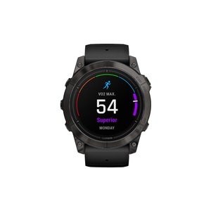 Garmin Epix Pro Gen 2 Sapphire Smart Sports Watch - Carbon Grey DLC Titanium with Black Band, 51mm