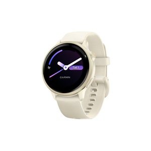 Garmin Vivoactive 6 Smart Sports Watch - Lunar Gold/Bone Band, 42mm
