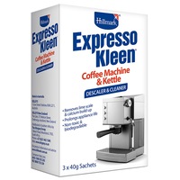 Hillmark 40g Expresso Kleen Coffee Machine Kettle Appliance Descaler And Cleaner - 3 Pack