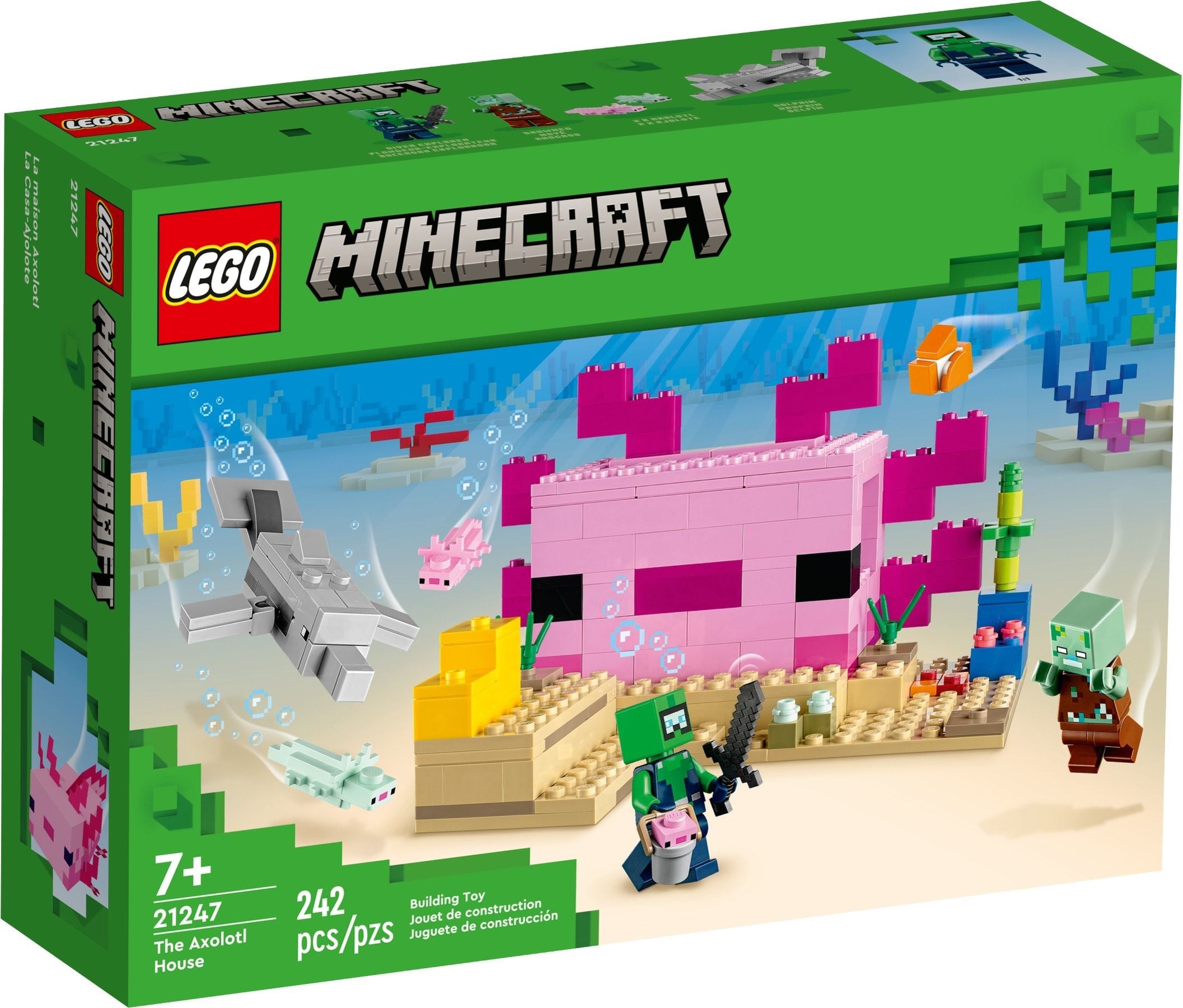 Buy LEGO Minecraft 21247 and 21243 Set Bundle - MyDeal Australia