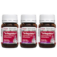 Max Biocare H-Regulator(R) 3-Pack Menopause Support with Isoflavones