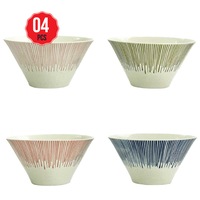 Mt. Fuji Donburi Bowl 4 Piece Set
