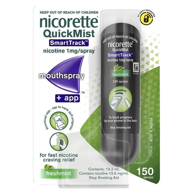 Buy Nicorette Quit Smoking QuickMist SmartTrack Nicotine Mouth Spray ...