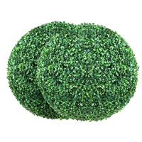 20" Lifelike Topiary Greenery Ball for Indoor & Outdoor Decor