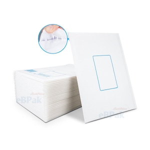25x Bubble Padded Envelope Bag 07 360 x 480mm White Kraft Cushioned Mailer