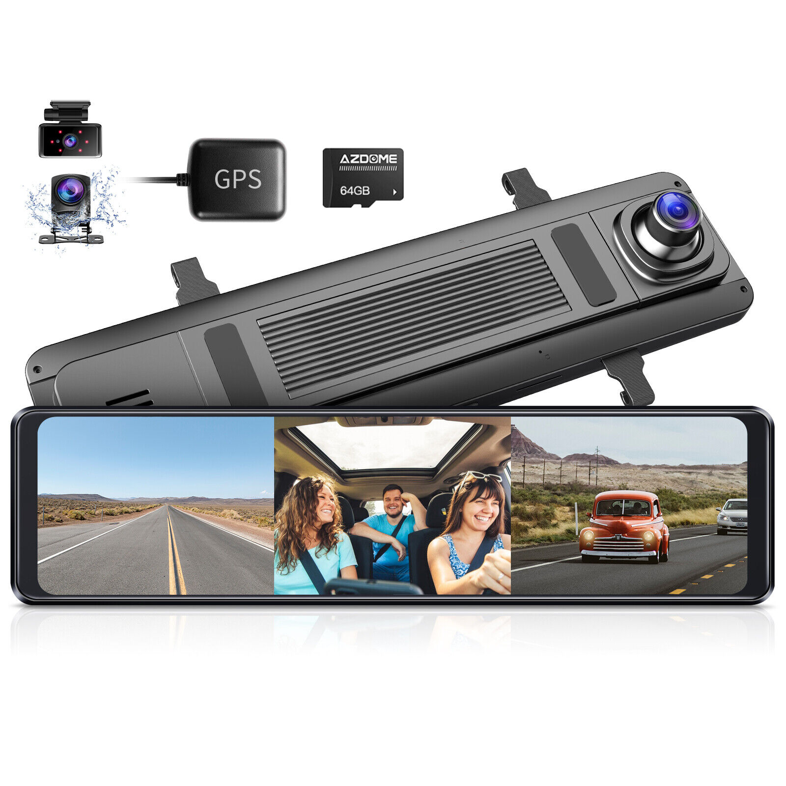 Buy 3 Channel 2K+1080P+1080P 12