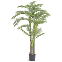 6.5 FT Lifelike Artificial Palm Tree for Home Decor - Easy Assembly & Maintenance