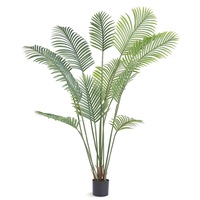 6-Foot Lifelike Betel Nut Palm Tree - Perfect Faux Greenery for Any Space