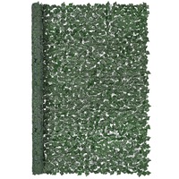 Artificial Ivy Leaf Privacy Fence Screen - 96"x72" Lush Green Decor Panel