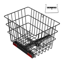 Heavy Duty Rear Basket for Mobility Scooters - 22 lbs Capacity, Easy Install