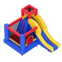 Inflatable Jumping Castle with Slide & Blower, Durable Kids Bouncer