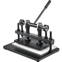 Manual Leather Die Cutter with Adjustable Pressure and Large Base Plate