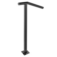 Outdoor Iron Handrail for 1-2 Steps, 441 lbs Capacity, Easy Assembly