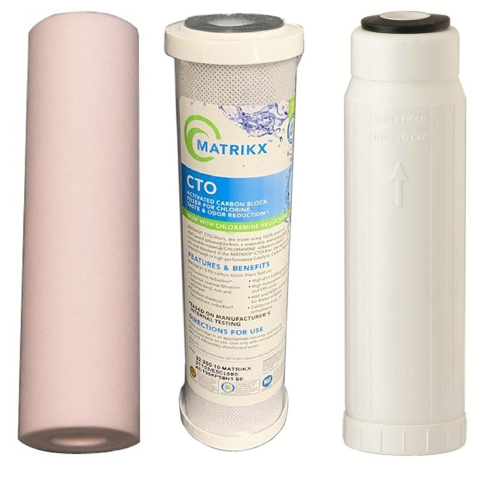 Buy Reverse Osmosis Water RO High Volume Carbon Filters + DI Filter ...