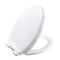 Toilet Seat & Cover Soft Close PRO FixaLoo® Multi-Fit White & Hinges Aust Caroma