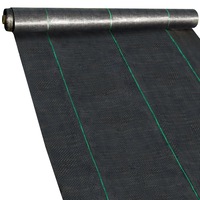 6FTx300FT Premium Weed Barrier Fabric Heavy Duty 3.2OZ, Woven Weed Control Fabric, High Permeability Good for Flower Bed, Geotextile Fabric for Underlayment, Polyethylene Ground