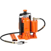 Air Hydraulic Bottle Jack, 20 Ton/40000 LBS All Welded Bottle Jack, 265 - 500 mm Lifting Range