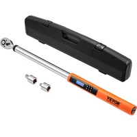 Digital Torque Wrench, 1/2" Drive Electronic Torque Wrench, Torque Wrench Kit 25-250ft.lb/34-340n.m Torque Range Accurate to ±2%, 3-Mode Adjustable Torque Wrench Set with LED Buzzer