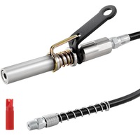 Grease Gun Coupler High Pressure Quick Release Lock Oil Nozzle 10000 PSI
