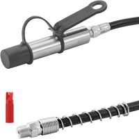 Grease Gun Coupler High Pressure Quick Release Lock Oil Nozzle 10000 PSI