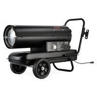 Portable Kerosene Forced Air Heater 70000 BTU Indoor Outdoor Use 5gal Tank